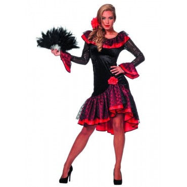 Déguisement Femme Espagnole Flamenco Luxe