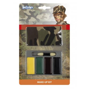 Kit de maquillage Militaire avec bandana