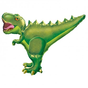 Ballon Dinosaure T Rex métallisé