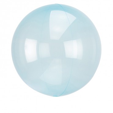 Ballon transparent bleu ciel