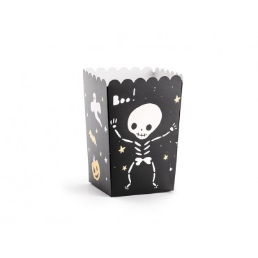 6 Boîtes à popcorn Halloween Boo