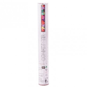 Canon à confettis multicolores 40 cm