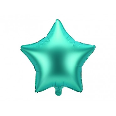 Ballon Etoile métallisé vert 48 cm