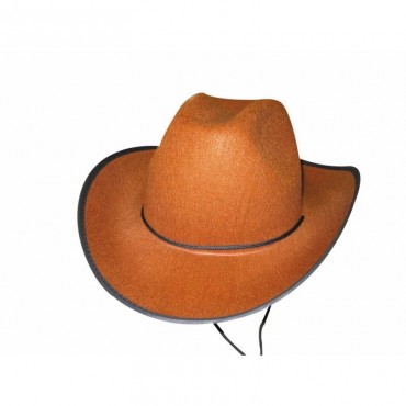 Chapeau Cowboy feutre marron