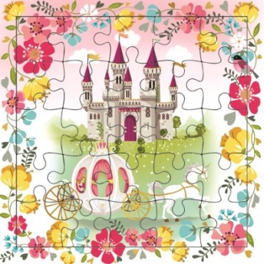 Carte Puzzle Royaume de Princesses