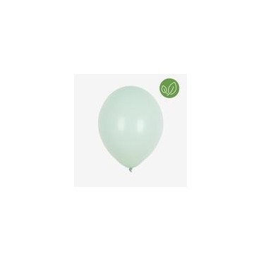 10 Ballons latex vert amande
