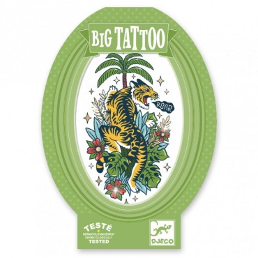 Tatouage éphémère Big Tattoo - Tiger
