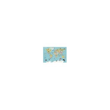 Carte du monde magnétique Ingela P.Arrhenius - VILAC