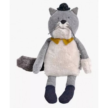 Peluche chat Fernand Les Moustaches - MOULIN ROTY