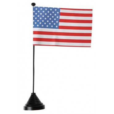 drapeau de table etats unis