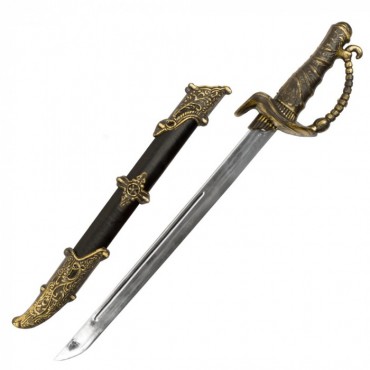 Epée de pirate avec fourreau 52 cm