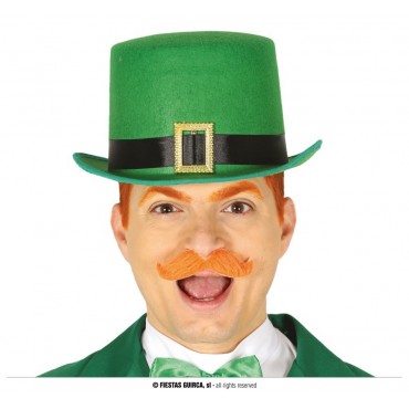 Chapeau haut de forme vert Saint Patrick