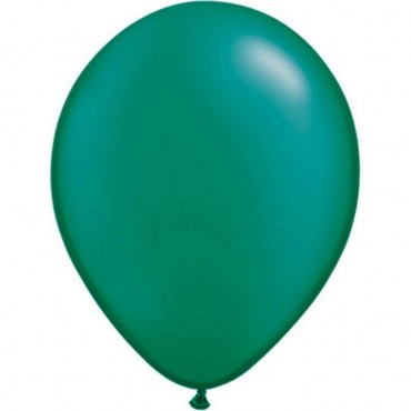Ballons ronds perlés vert 